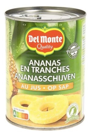 DEL MONTE ananas tranches jus cons 565g