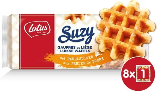 2428364 SUZY gaufres de Liège 8st 400g - Image 1