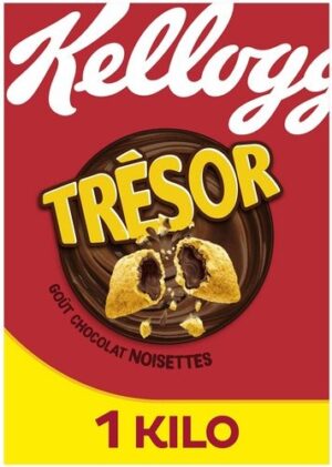 KELLOGG'S TRÉSOR chocolat noisettes 1kg
