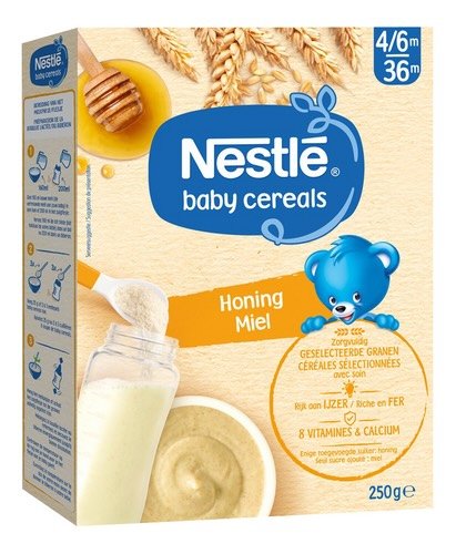 3222301 NESTLÉ Baby Cereals miel 6m+ 250g - Image 1