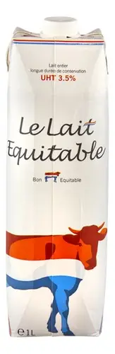FAIRMELLECH lait entier 3,5% (brique) 1L