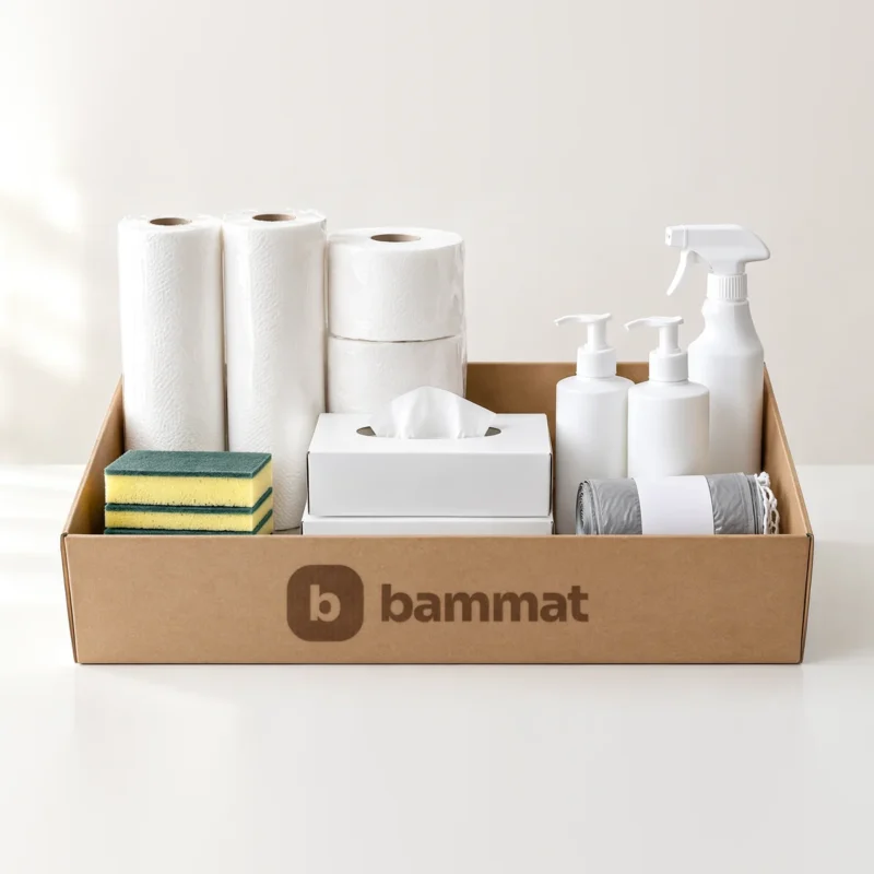 Paper & hygiene pack — about 15 people for a month