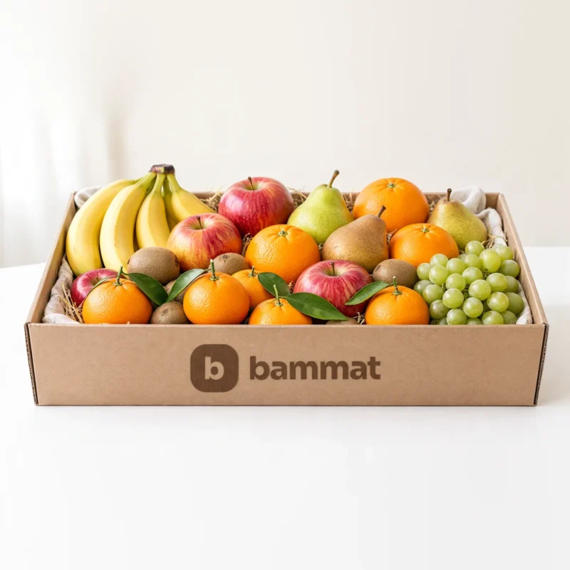 Organic office fruit basket M — about 20 people